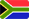 Small South Africa flag
