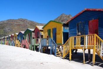 Beach huts, Muizenberg, Cape Town