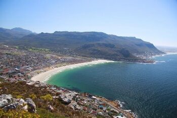 Fish Hoek from Elsie\'s Peak, Cape Town